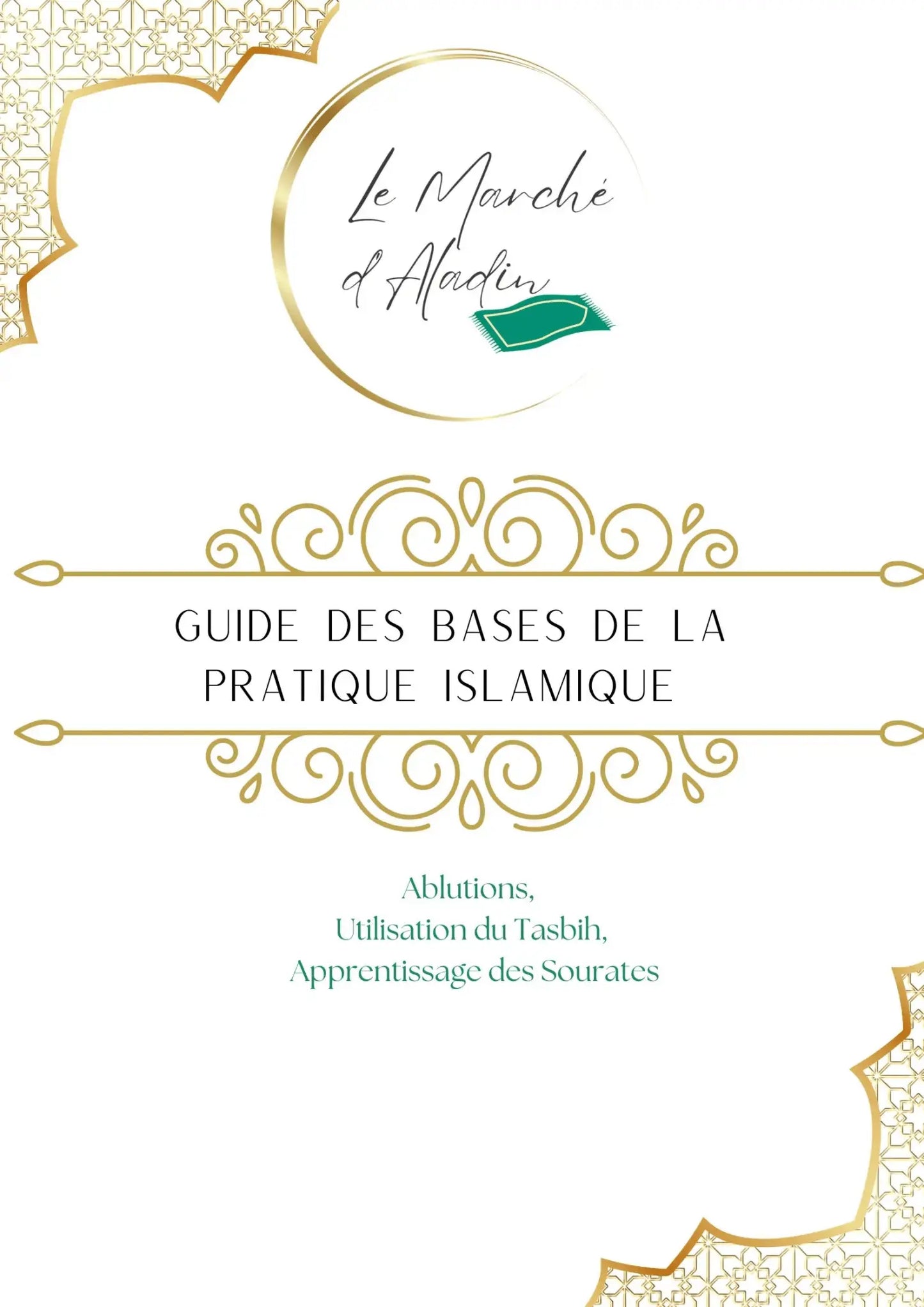 Tapis de prière : Pack Premières Prières - Le Marche d'Aladin