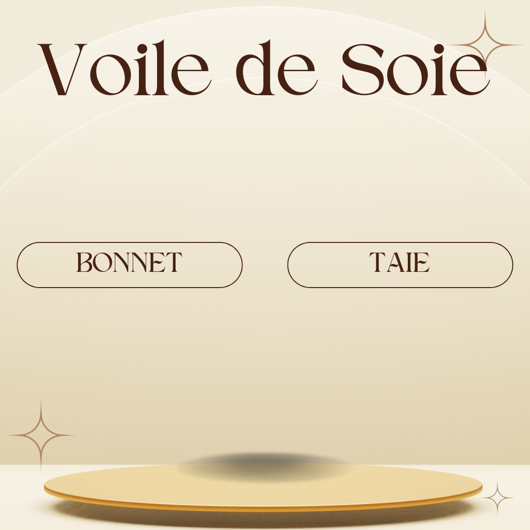 💎 Voile de Soie – Taie d’Oreiller & Bonnet en 100 % Soie de Mûrier Le Marche d'Aladin