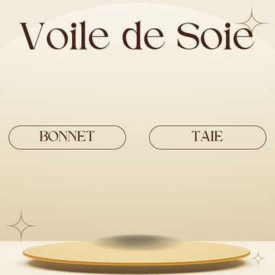 💎 Voile de Soie – Taie d’Oreiller & Bonnet en 100 % Soie de Mûrier Le Marche d'Aladin