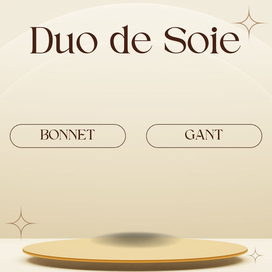 ✨Duo de Soie – Bonnet & Gant en 100 % Soie de Mûrier Le Marche d'Aladin