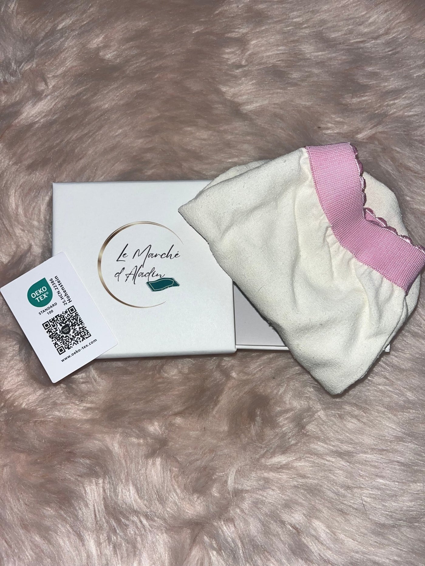 🧤 Gant Exfoliant en Soie "Pépite de Soie" - Le Marche d'Aladin