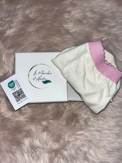 🧤 Gant Exfoliant en Soie "Pépite de Soie" - Le Marche d'Aladin