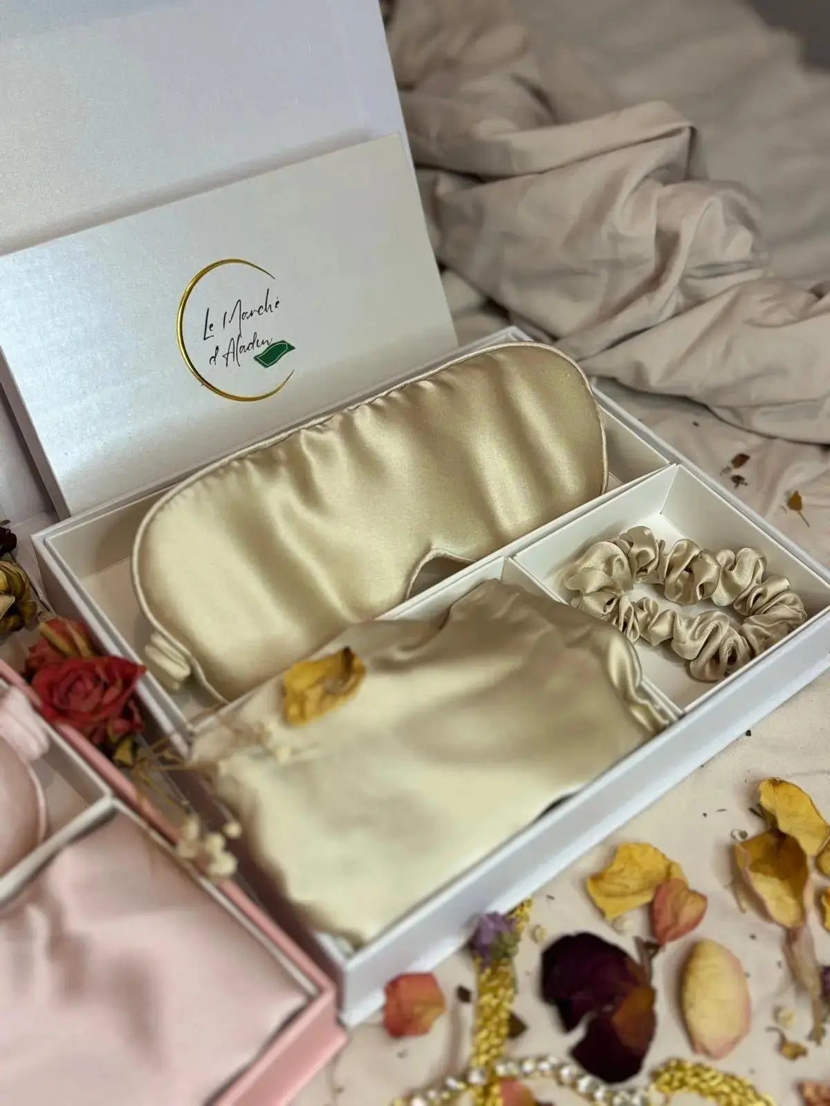 Rêve de Soie : Taie d'oreiller en soie - Le Marche d'Aladin